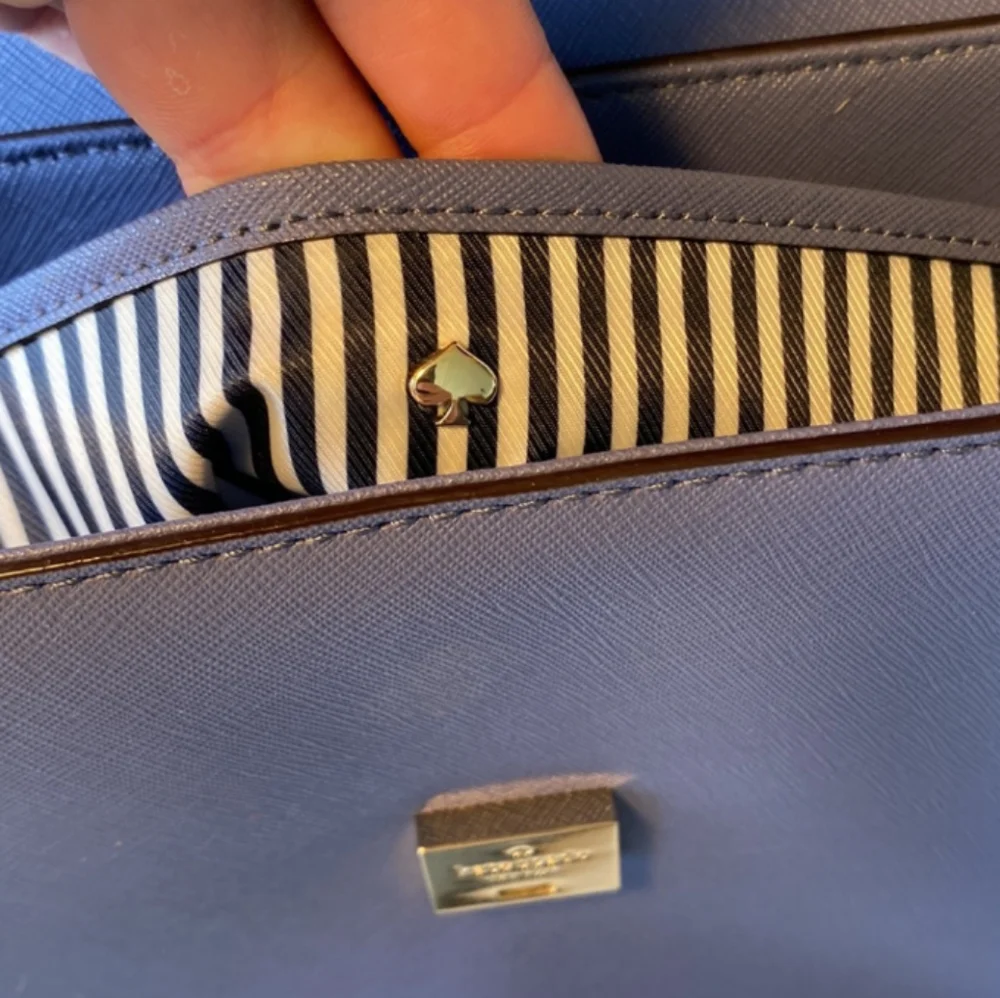 Kate Spade Cameron Street Byrdie Birdie Crossbody Bag In Blue Oyster - Picture 7 of 14